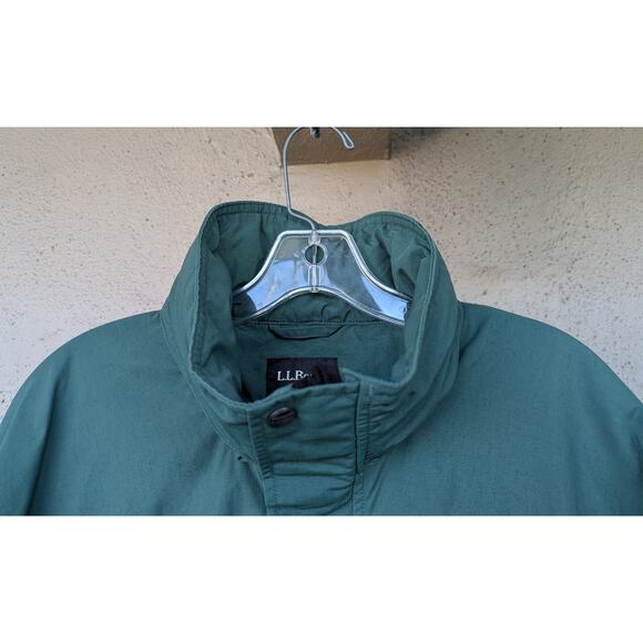 💜 L.L. Bean Outdoors Field Jacket – Forest Green Hooded | Men’s M - Picture 6 of 16